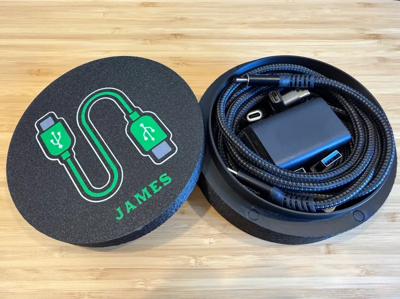 USB C Charging Kit Puck Storage Magnetized Version