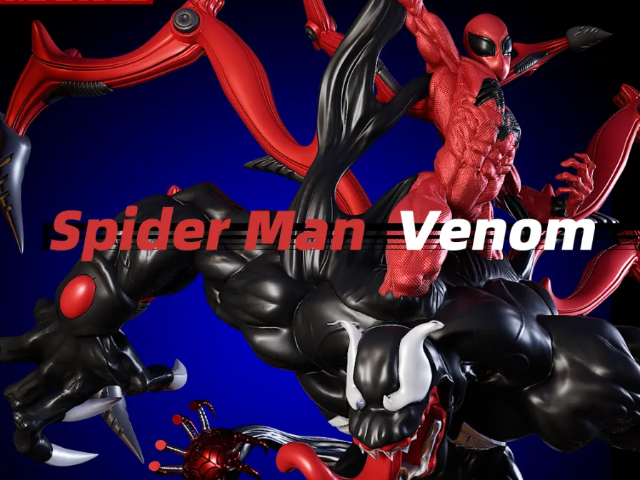 Spider Man and Venom - Free 3D Print Model - MakerWorld