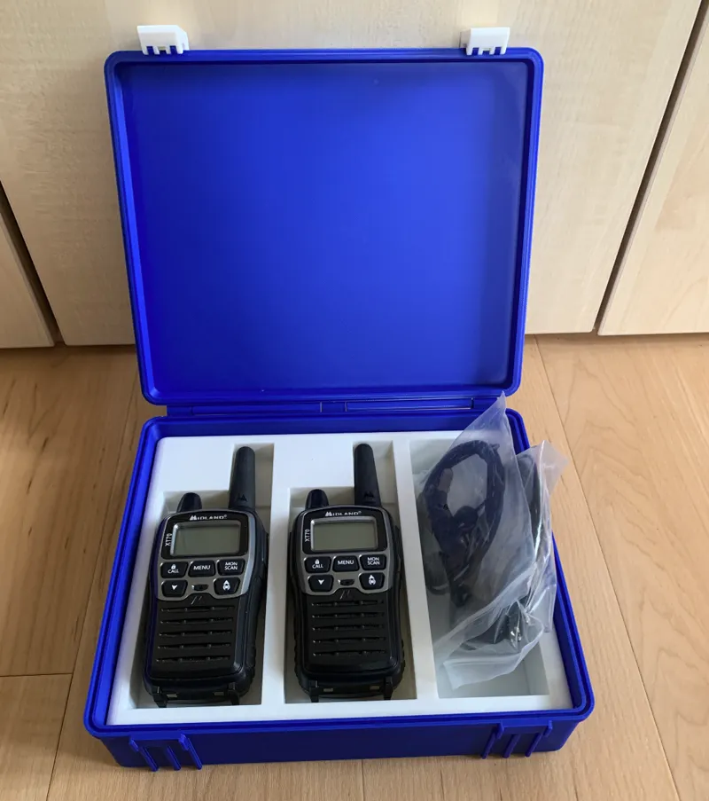 Travelcase for Midland XT70 Walkie Talkies