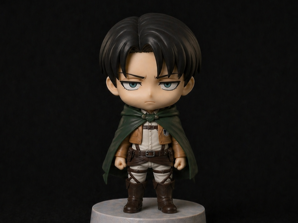 Levi Attack on Titan chibi
