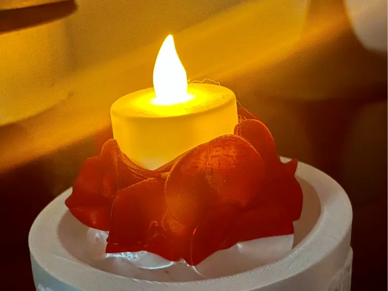 LED Teelicht Flower