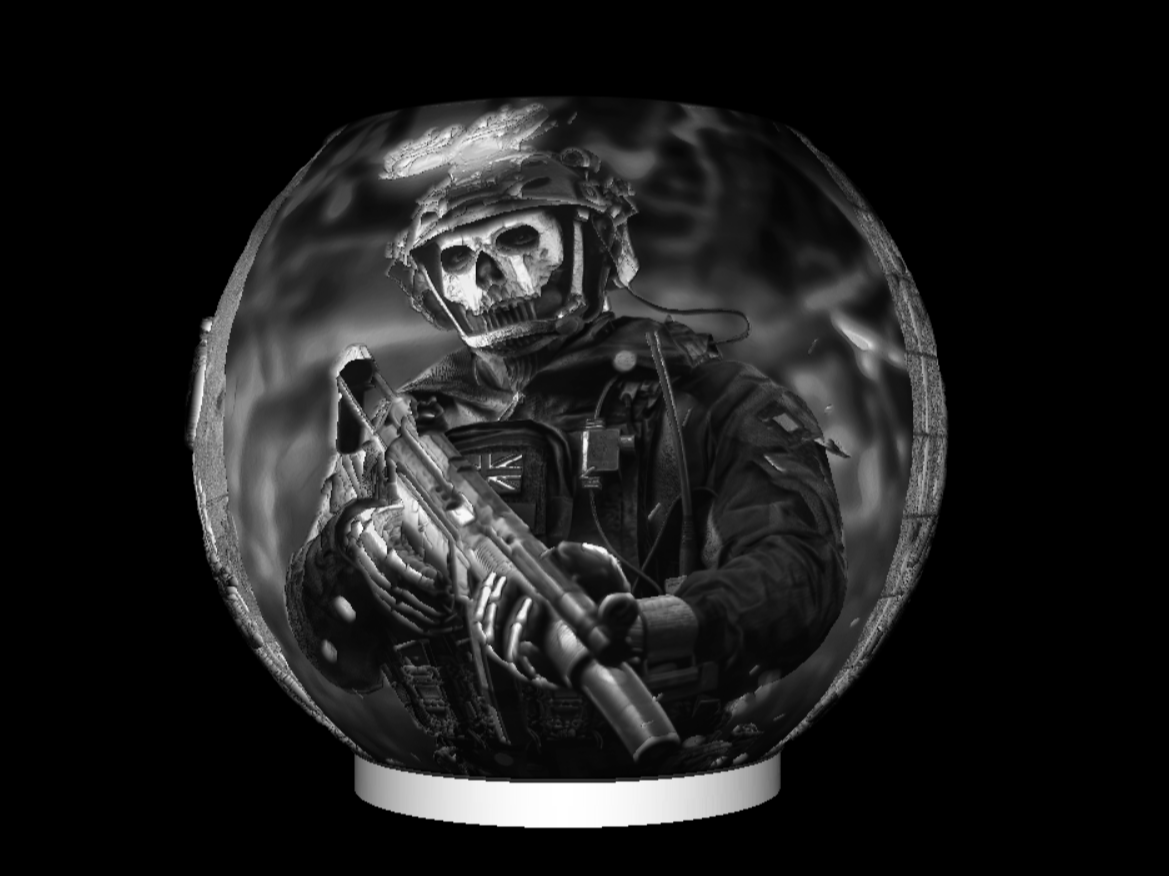Lithophanie - call of duty