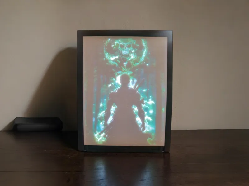 Zoro Spirit Aura Lithophane for CMYK LED Board