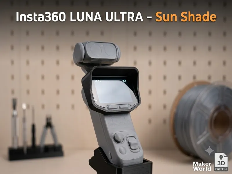 Insta360 Luna Ultra sun shade for screen