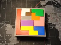 ,,Tetris" puzzle game 0.2mm layer, 2 walls, 15% infill