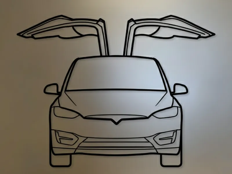 Tesla Model X Desing