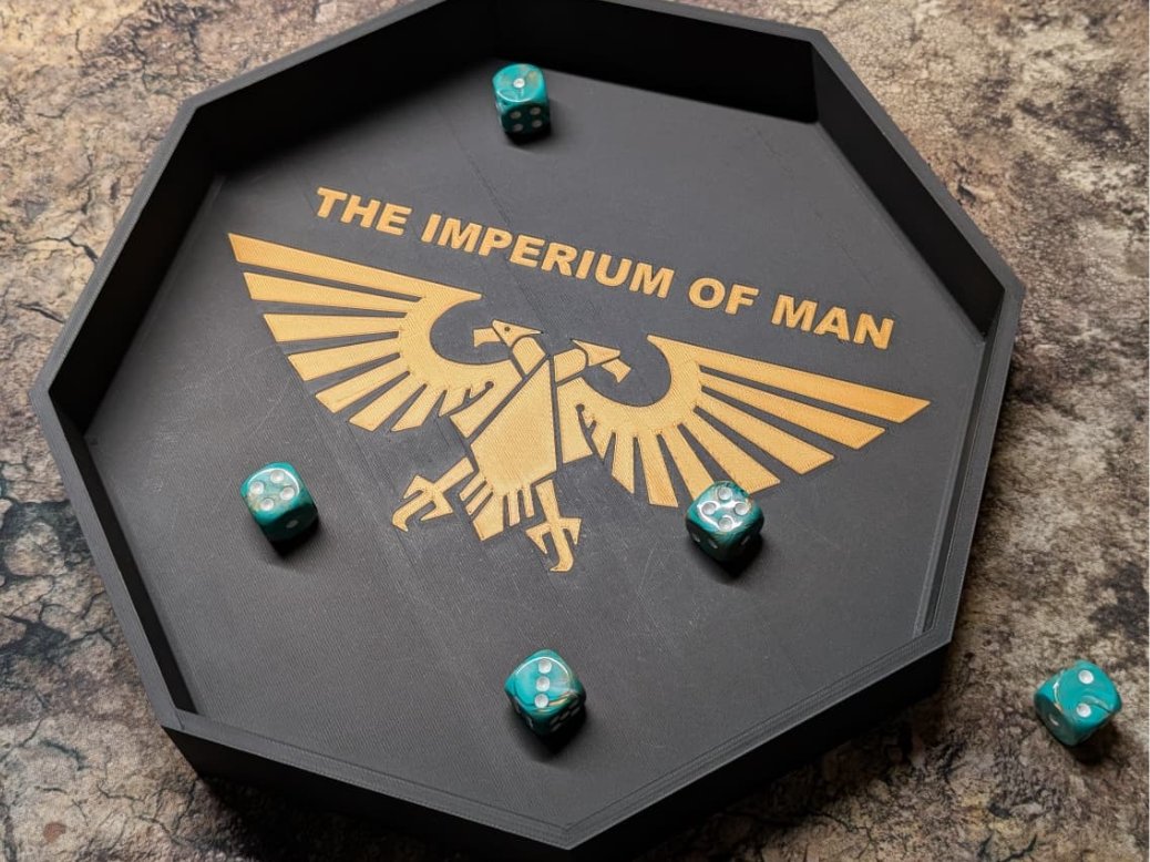 Würfelschale / Dice Tray Tabletop Imperium of Man