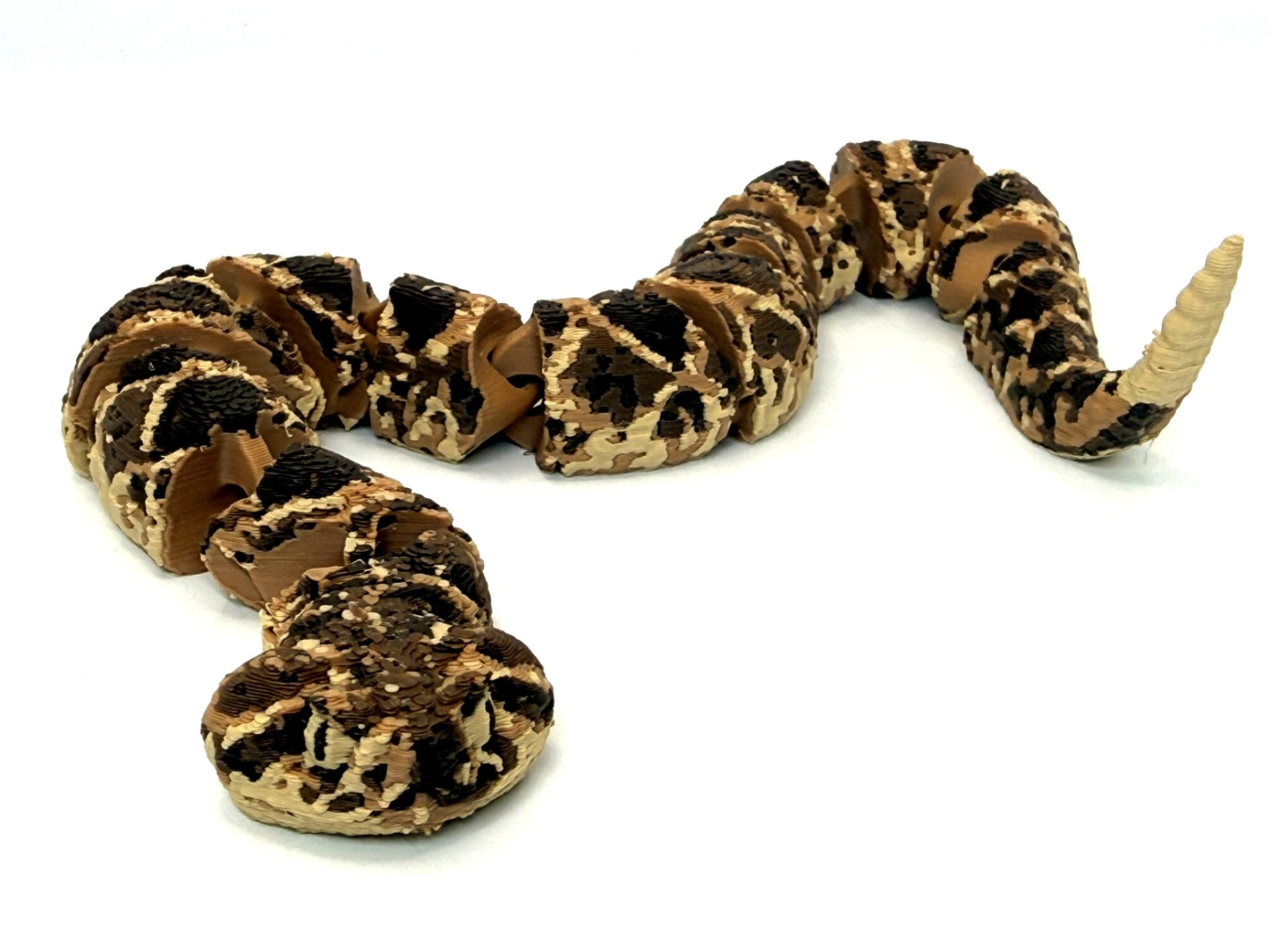 Rattlesnake–Articulated Flexi Snake-Print-in-Place - 1
