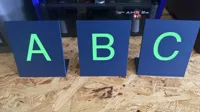 Multiple Letters Per Plate