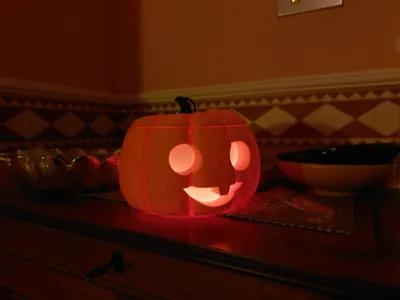Pumpkin treat light-box