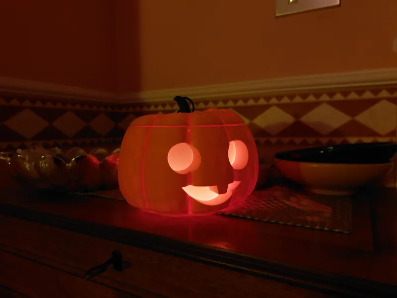 Pumpkin treat light-box