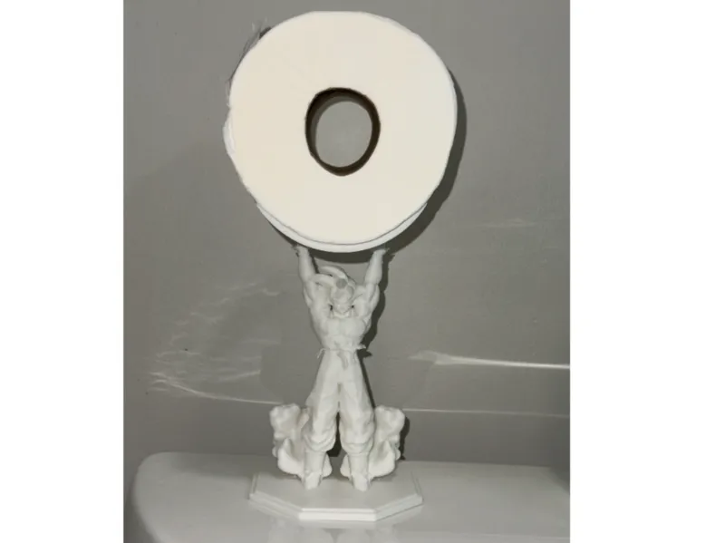 Son Goku Spirit Bomb Toilet Paper Holder
