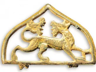 Anatolian Seljuk Wolf-Dragon Hair Comb/Ejder Toka