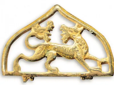 Anatolian Seljuk Wolf-Dragon Hair Comb/Ejder Toka