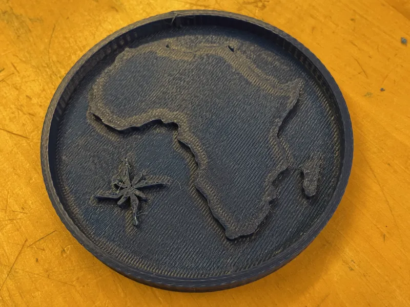 African Continent Coaster