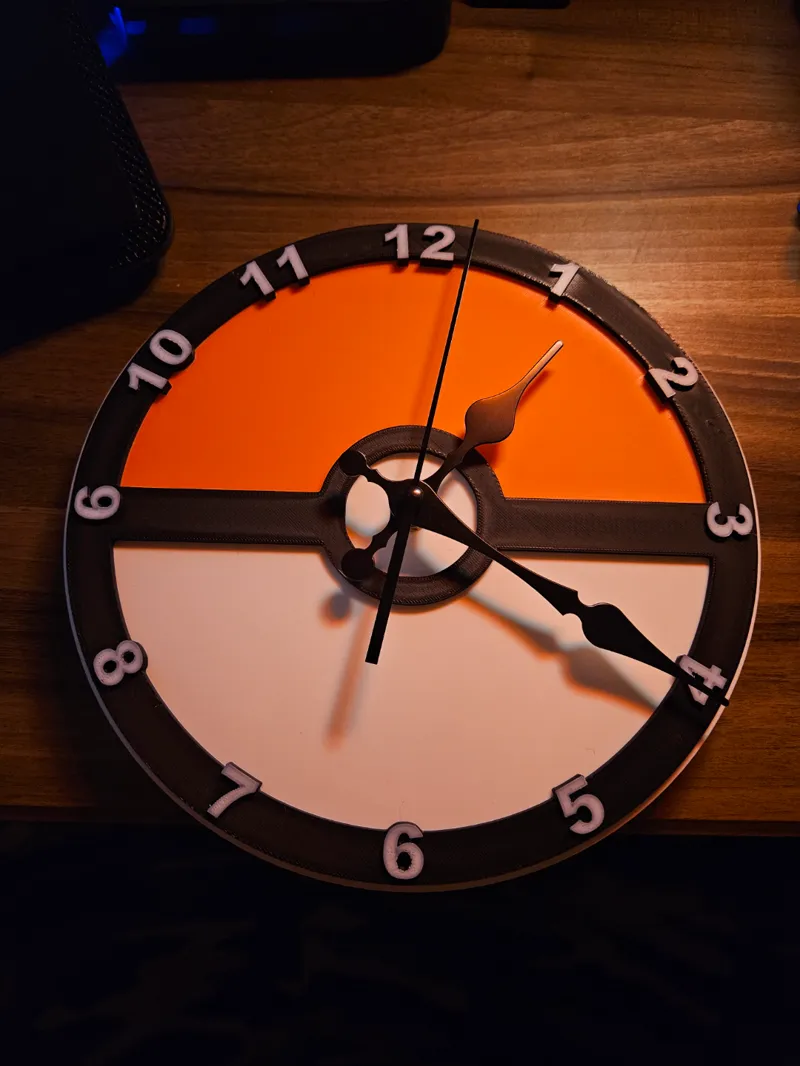 Pokemon Pokeball Clock