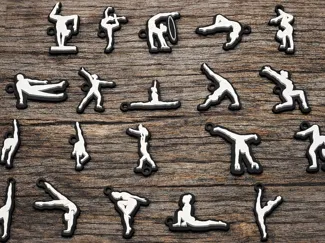Gymnast Keychain Pack #1 - 20 Designs - Gymnastics