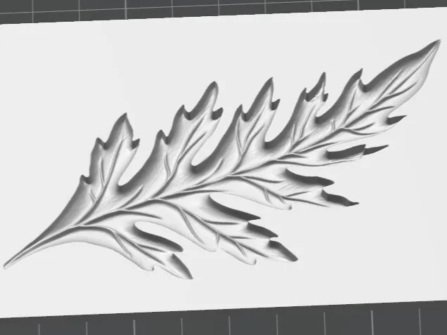 poppy leaf confectionery mold