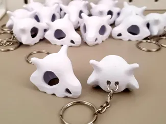 Cubone skull - Keychain
