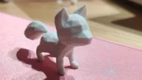 Renard mignon low poly — photo 3
