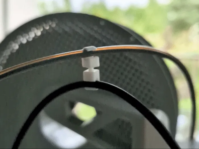 Cable clip with 360 degree rotation view 2
