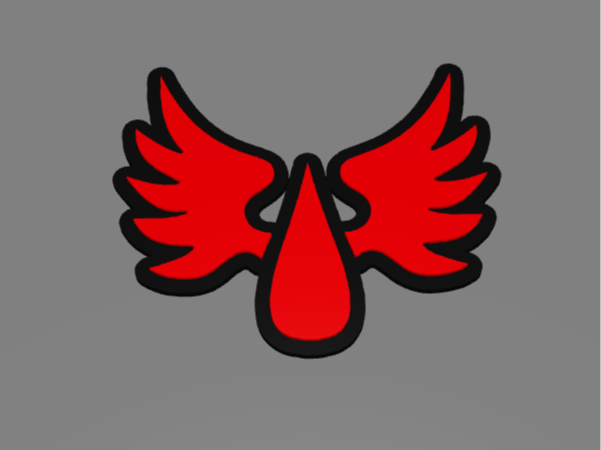 blood angels keychain