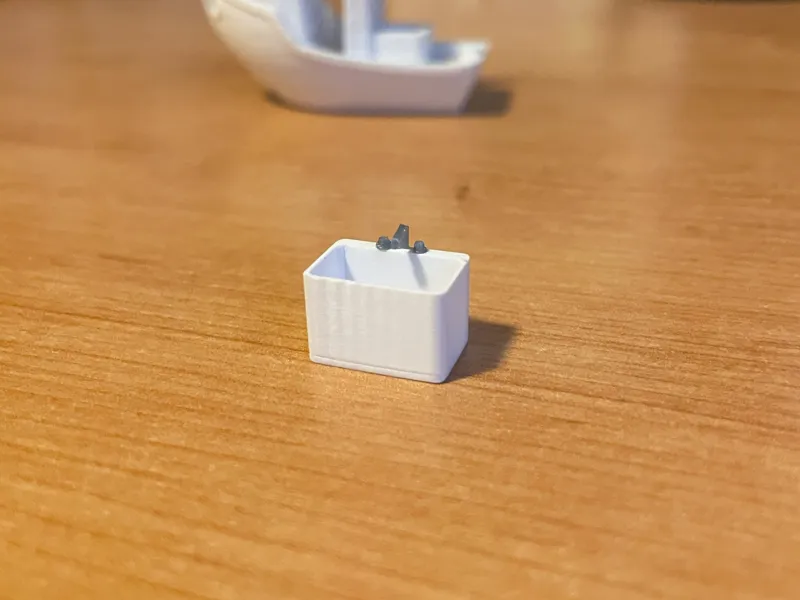 Sink with faucet for architectural model (1:50)