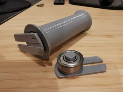 Polydryer Spool Roller with bearings and mounts