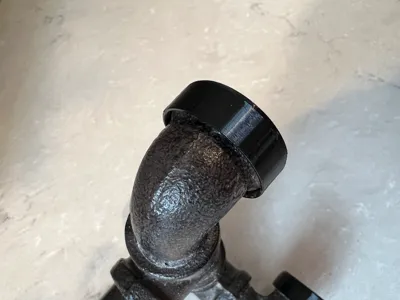 End Cap for small threaded pipe - 29mm ID