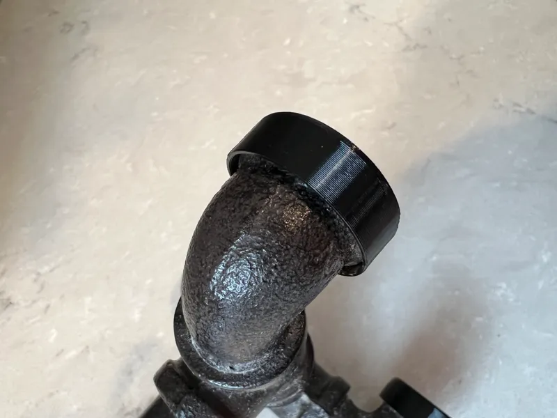 End Cap for small threaded pipe - 29mm ID