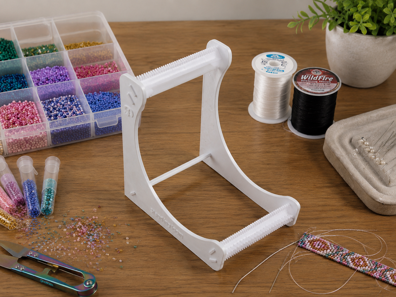 Standing Upright Beading Loom
