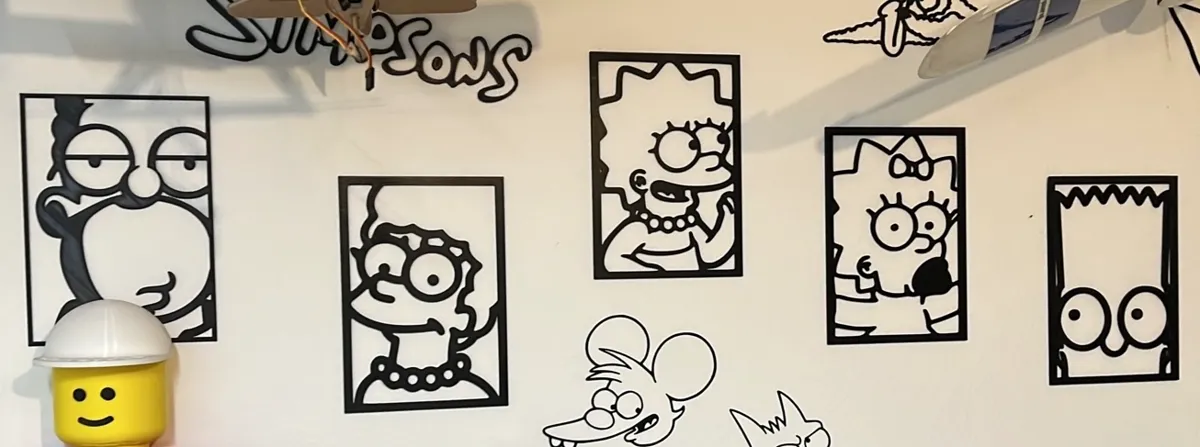 Tableaux muraux Simpson
