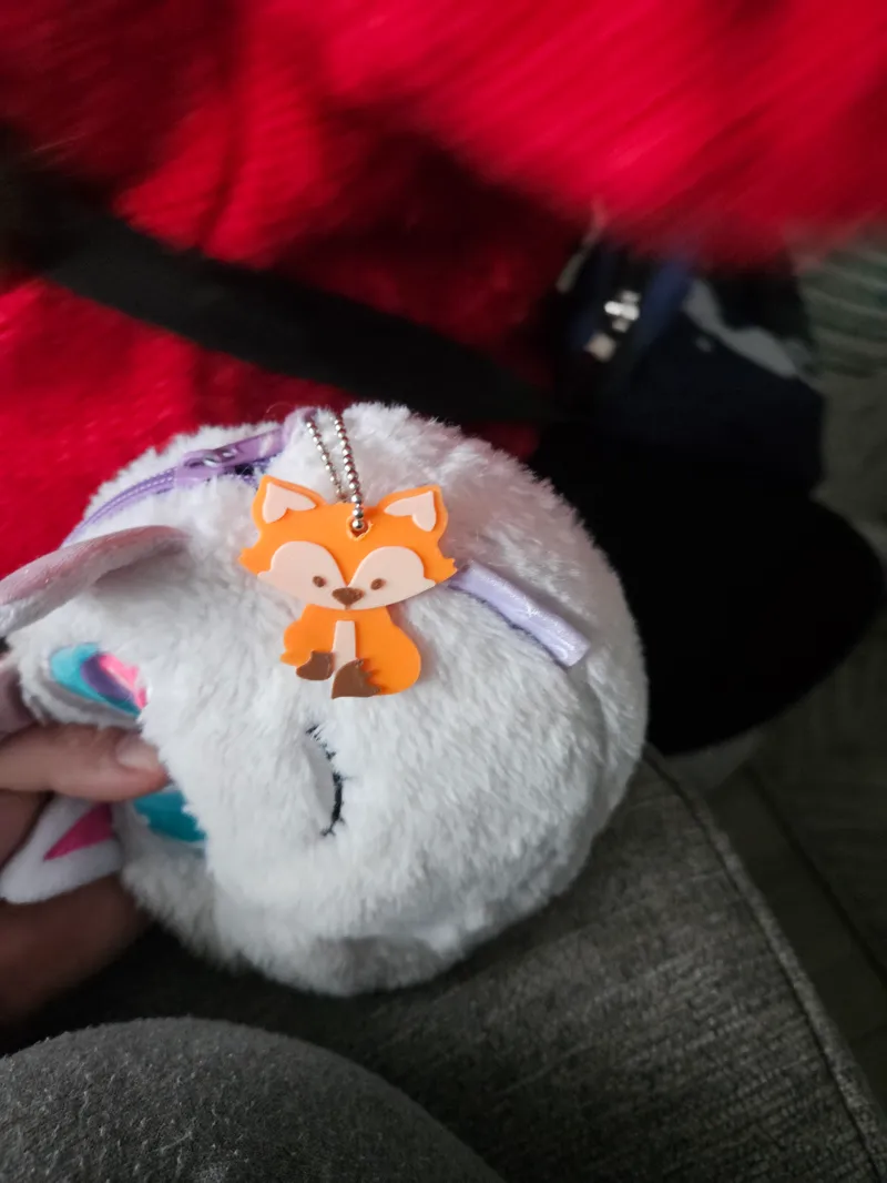 fox keychain