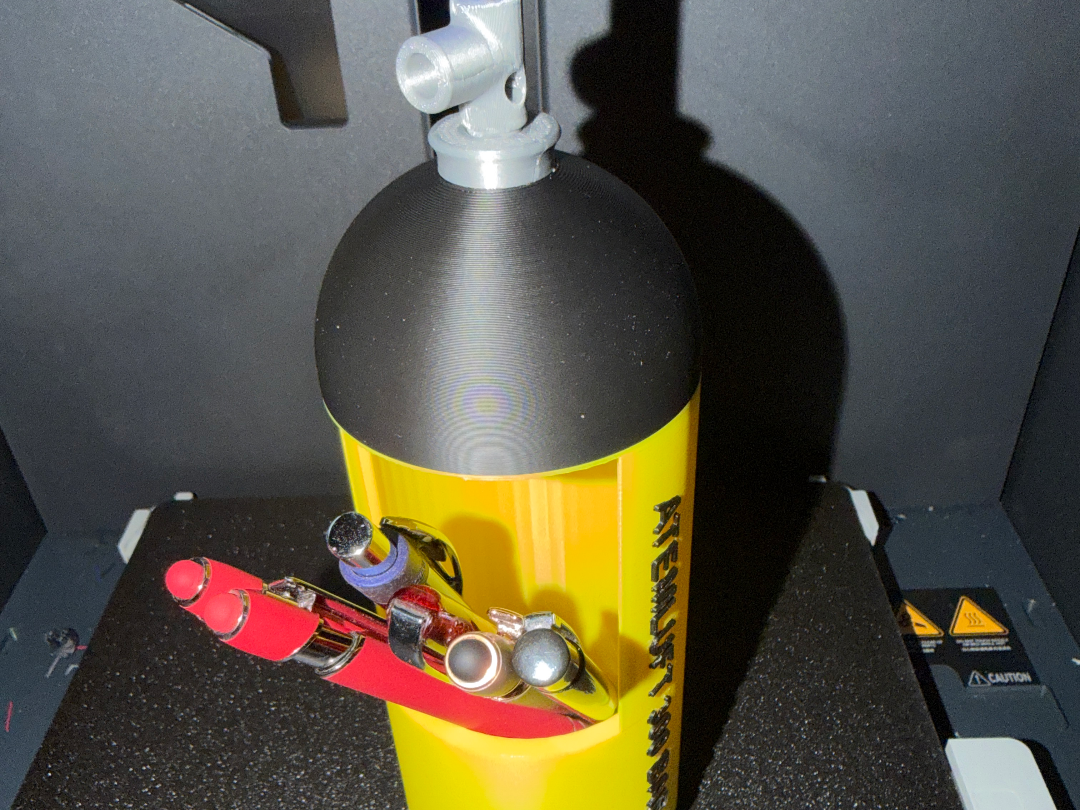 Stiftehalter Atemluftflasche