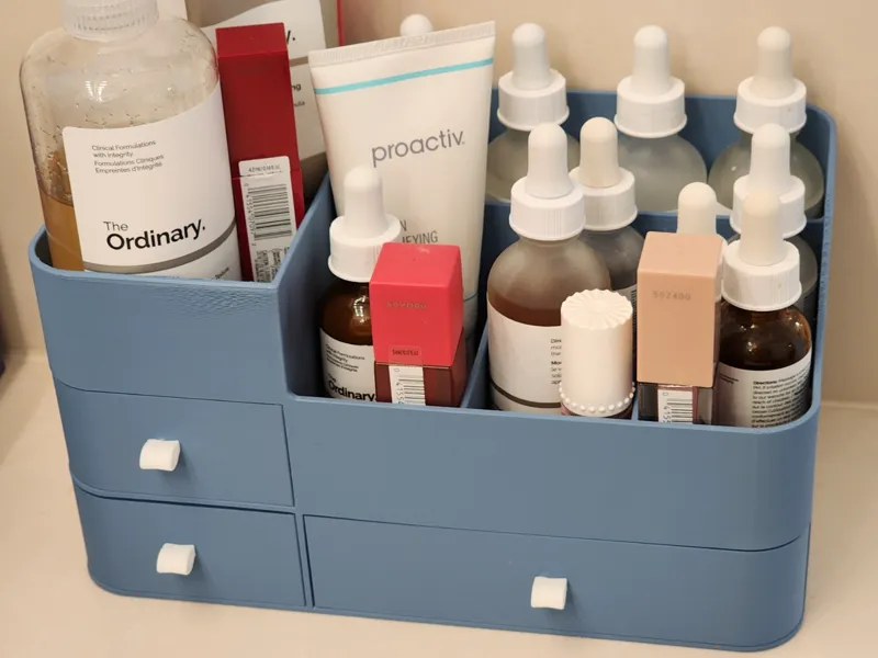 Tiered Vanity Organizer with Drawers
