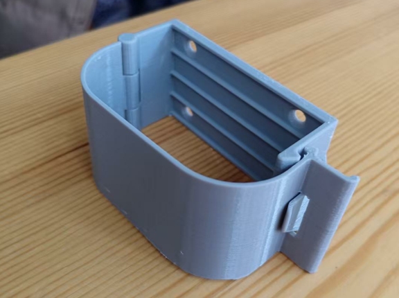 Miniatura 3 do modelo 3D 一体打印窗帘固定器