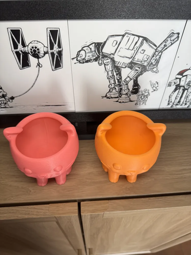 Cat Decoration Pot - Free 3D Print Model - MakerWorld