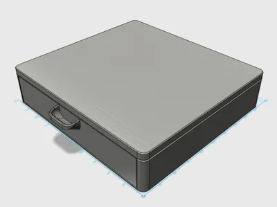 Modular Gridfinity Drawer 5x5x5U (one piece)