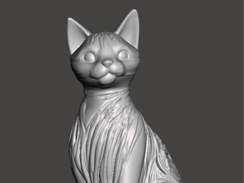 cat statue