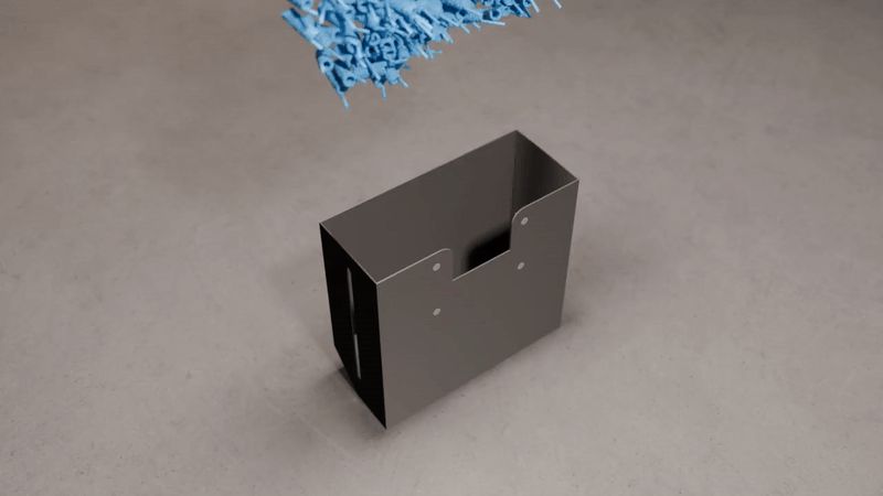 Low-Profile Magnetic Poop Bin for Bambu P1S / P1P