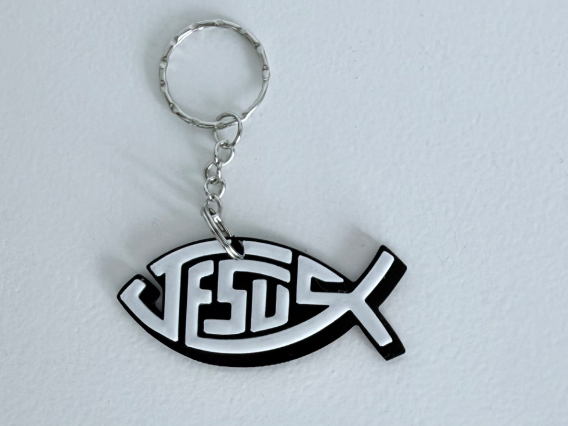 Jesus Fish Keychain – Ichthys Christian Symbol 