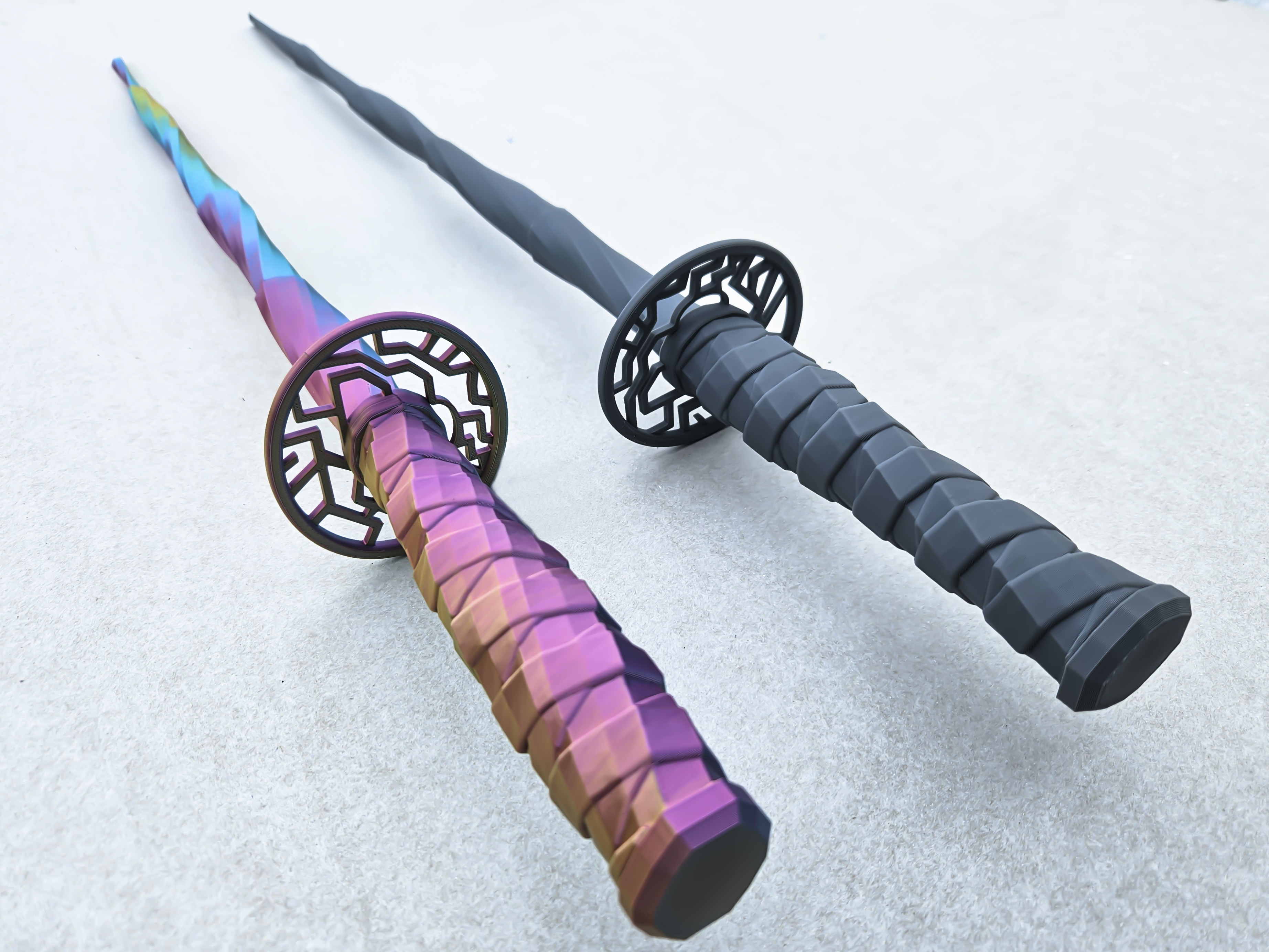 Miniatura 1 do modelo 3D Hunter Twisting Katana