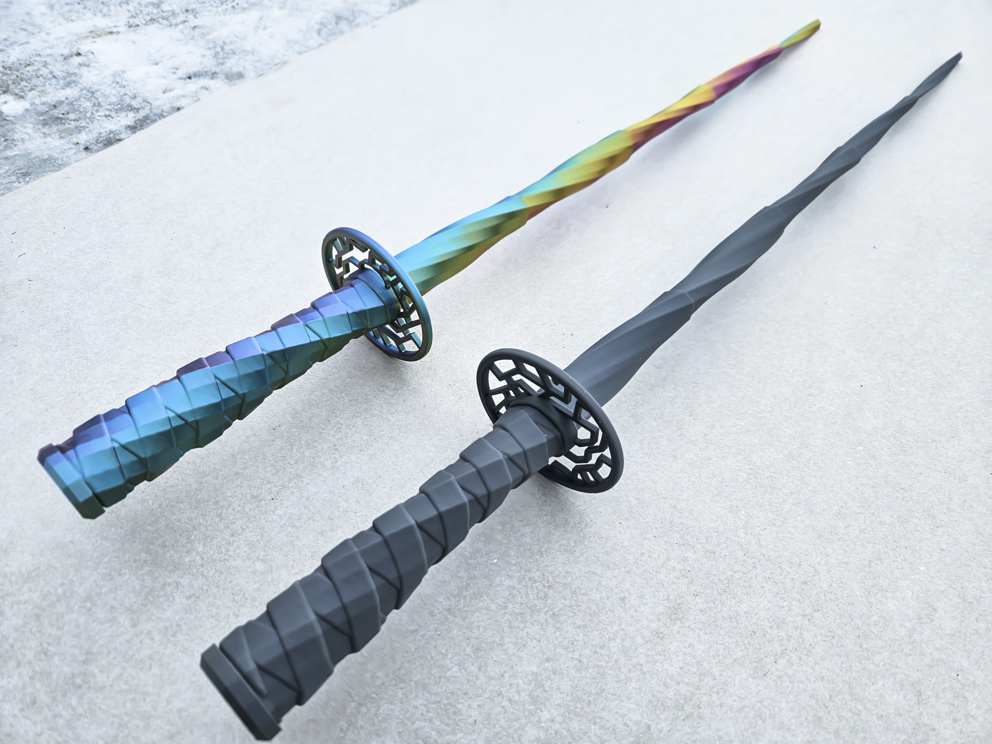 Miniatura 2 do modelo 3D Hunter Twisting Katana