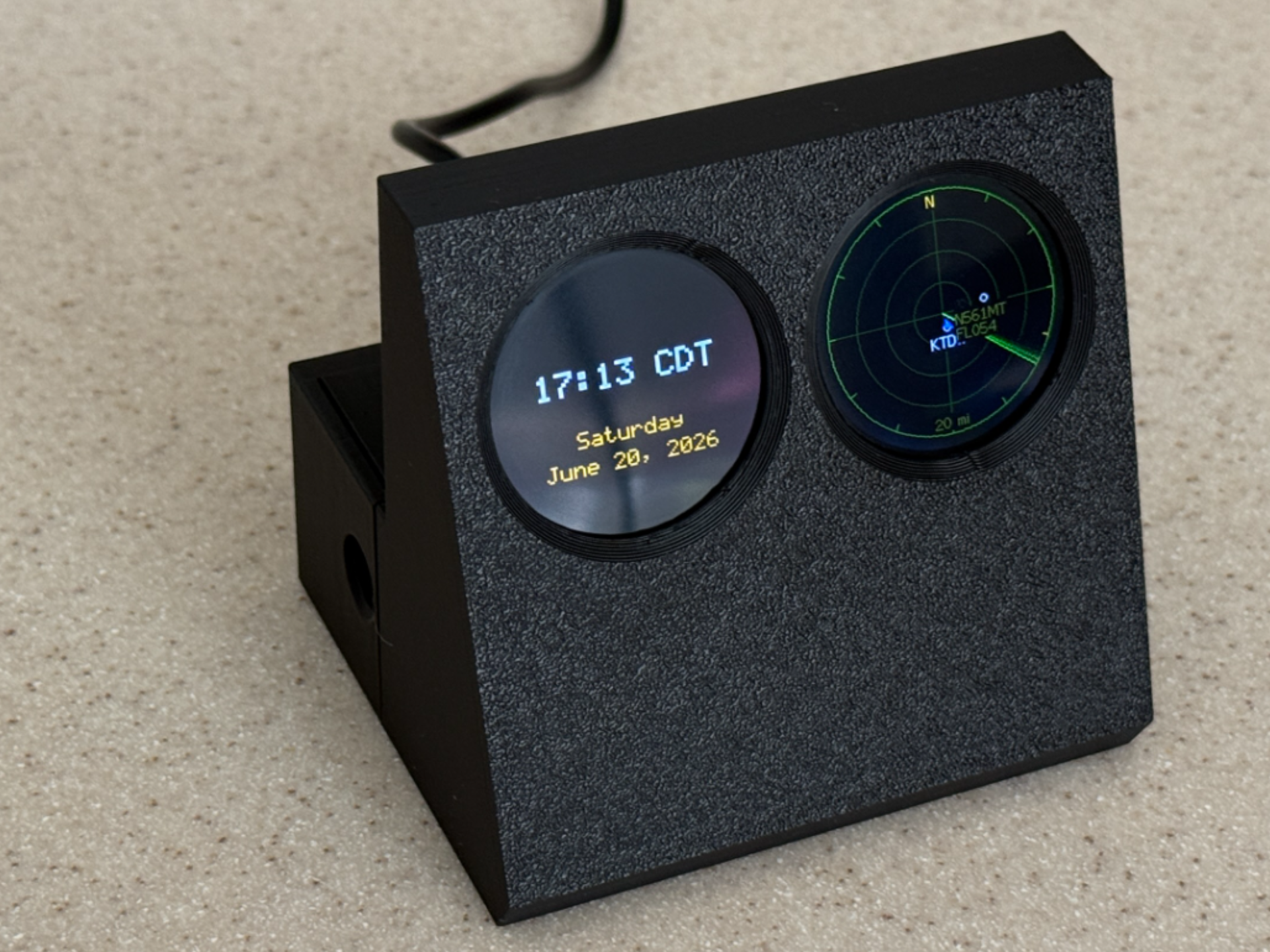Aviation Desk Clock - Project SkyOrb
