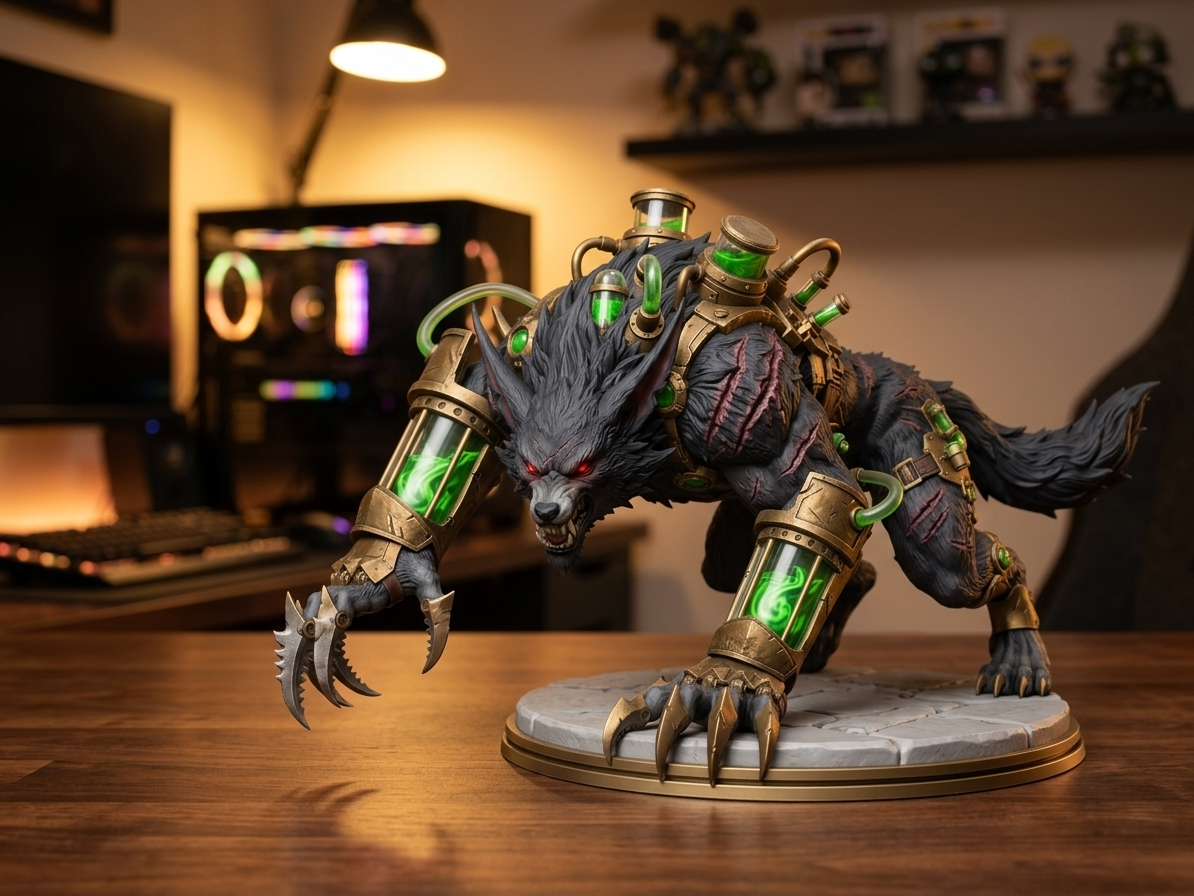 Warwick, the Uncaged Wrath - LoL 3D Print Figurine