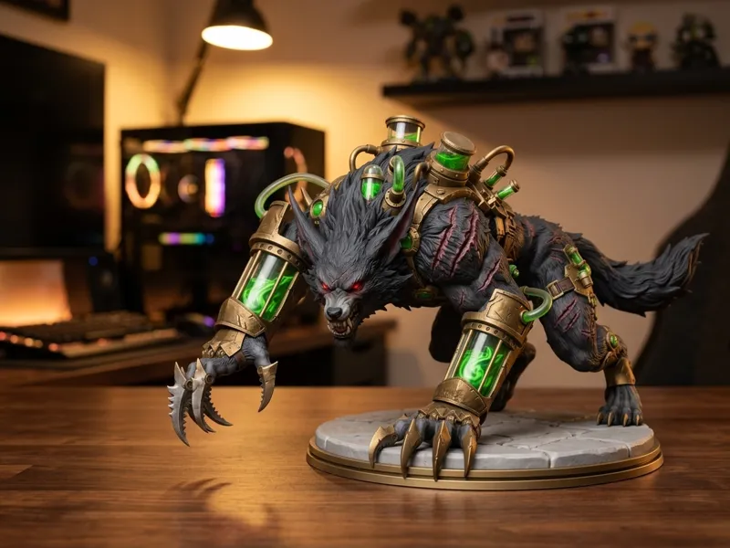 Warwick, the Uncaged Wrath - LoL 3D Print Figurine