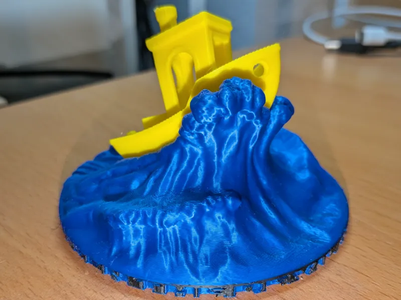 Benchy Wave Display Base