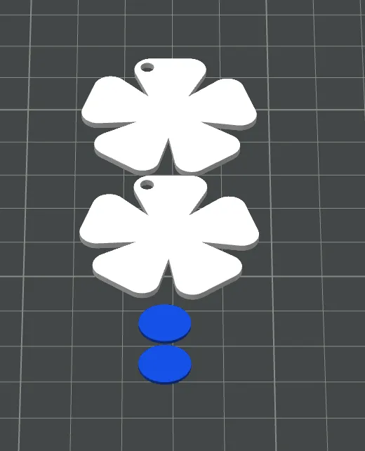 pendientes flor view 3