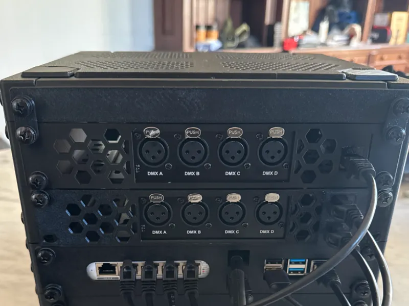 PKnight ARS2048B DMX 10-Inch Rack Mount Bracket