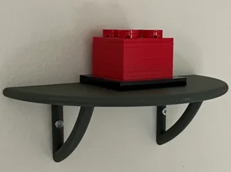Simple Round Shelf - Wall Mount with 2 screw holes